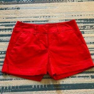 Seventh Avenue suiting collection New York and Company red shorts. Size 6.